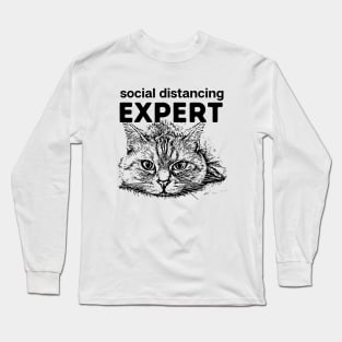 Social Distancing Expert Long Sleeve T-Shirt